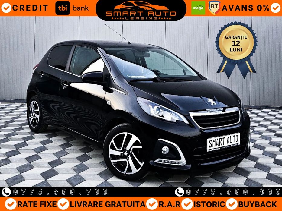 Peugeot 108 Peugeot 108*1.0VTI/Euro6*2018*Rata fixa de la 169 EURO cu AVANS ZERO
