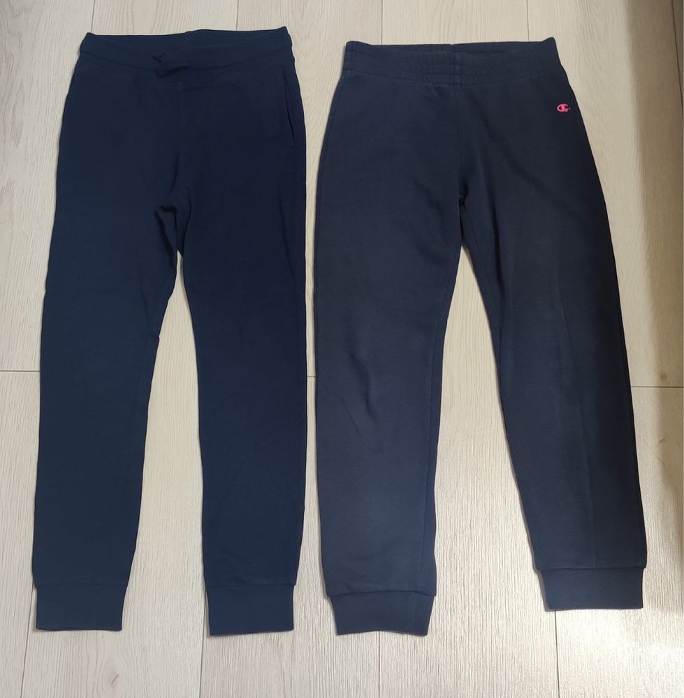 Lot pantaloni pentru fetite. 7-8ani, adidas, Tom Tailor, Champion, H&M