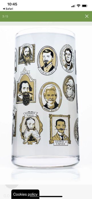 Pahar de băut, barba -bărbier  “ Great Beards of Science