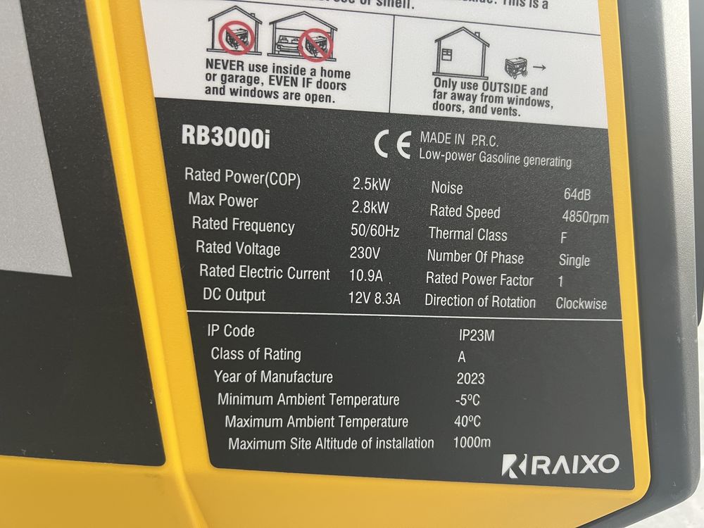 Generator invertir RAIXO 2800kw