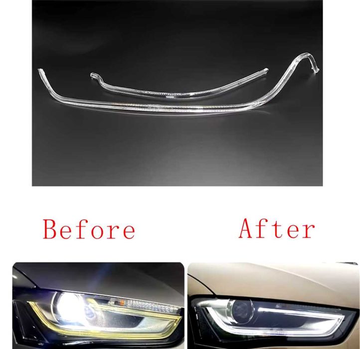 Лед пури за дневните светлини във фаровете за Ауди А4 Audi A4 B8,5