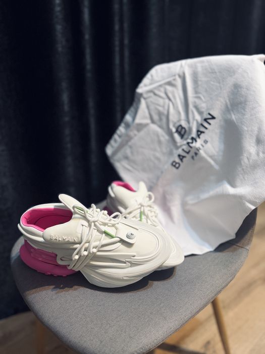 Balmain Unicorn alb cu roz