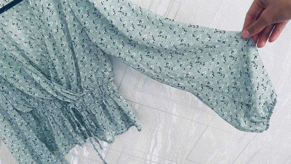 Модная шифоновая кофточка масло