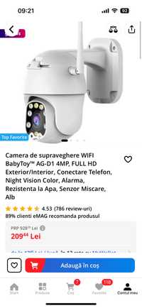 Camera de supraveghere WIFI BabyToy