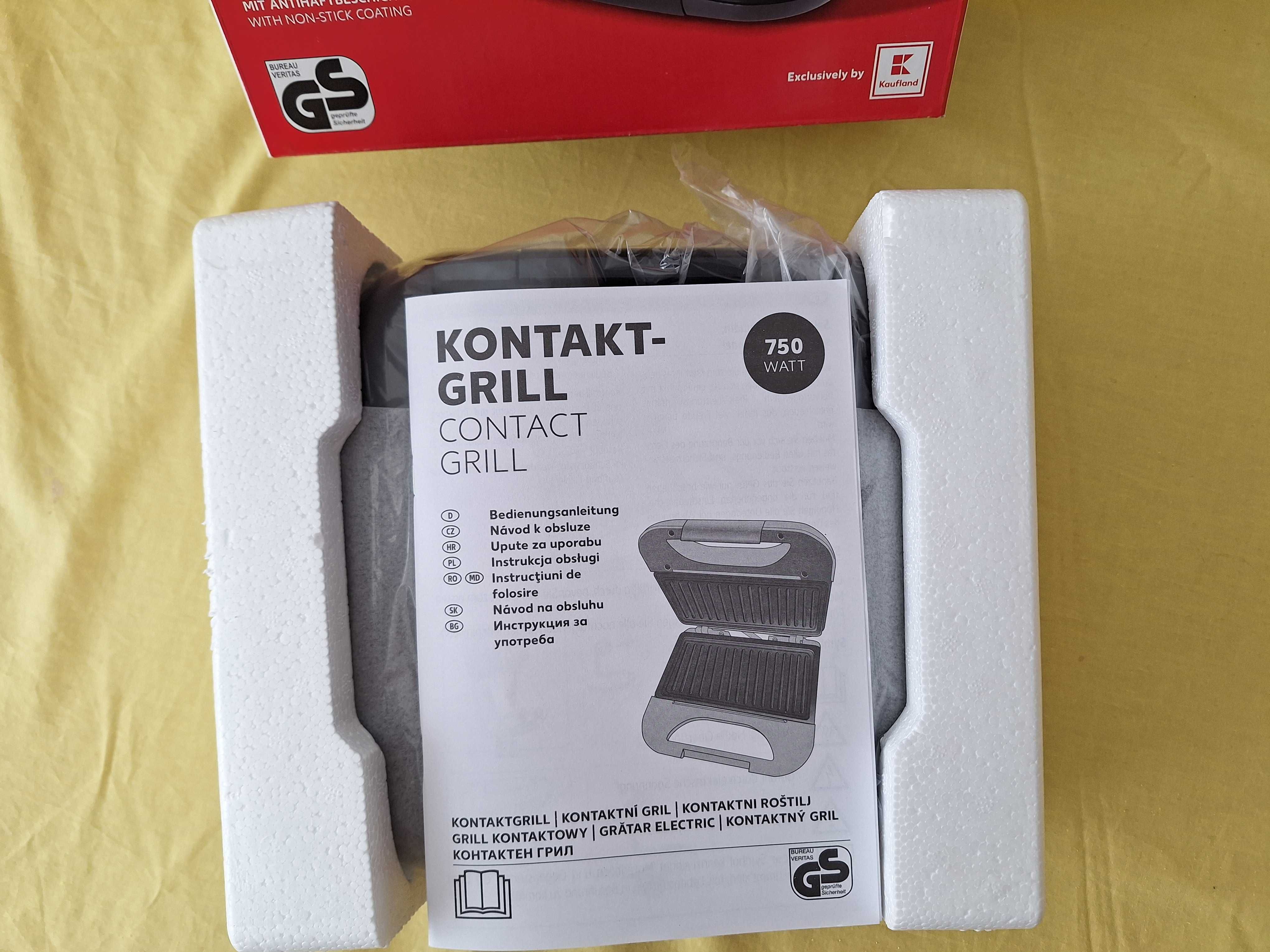 Gratar GRILL electric, putere 750 W, strat anti aderent