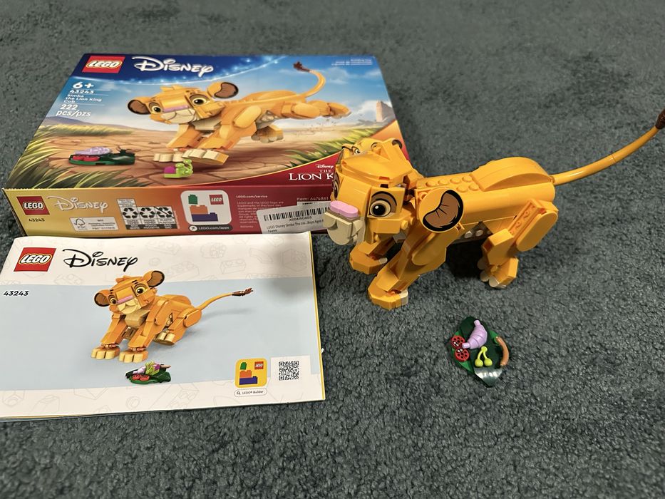 Детски конструктор Лего Симба от Цар Лъв на Disney