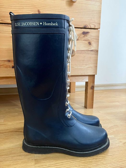 Гумени ботуши Ilse Jacobsen, номер 41, с връзки, ватирани отвътре