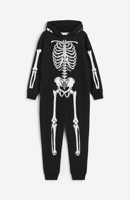 Хелуин костюм на скелет H&M, размер 146/152