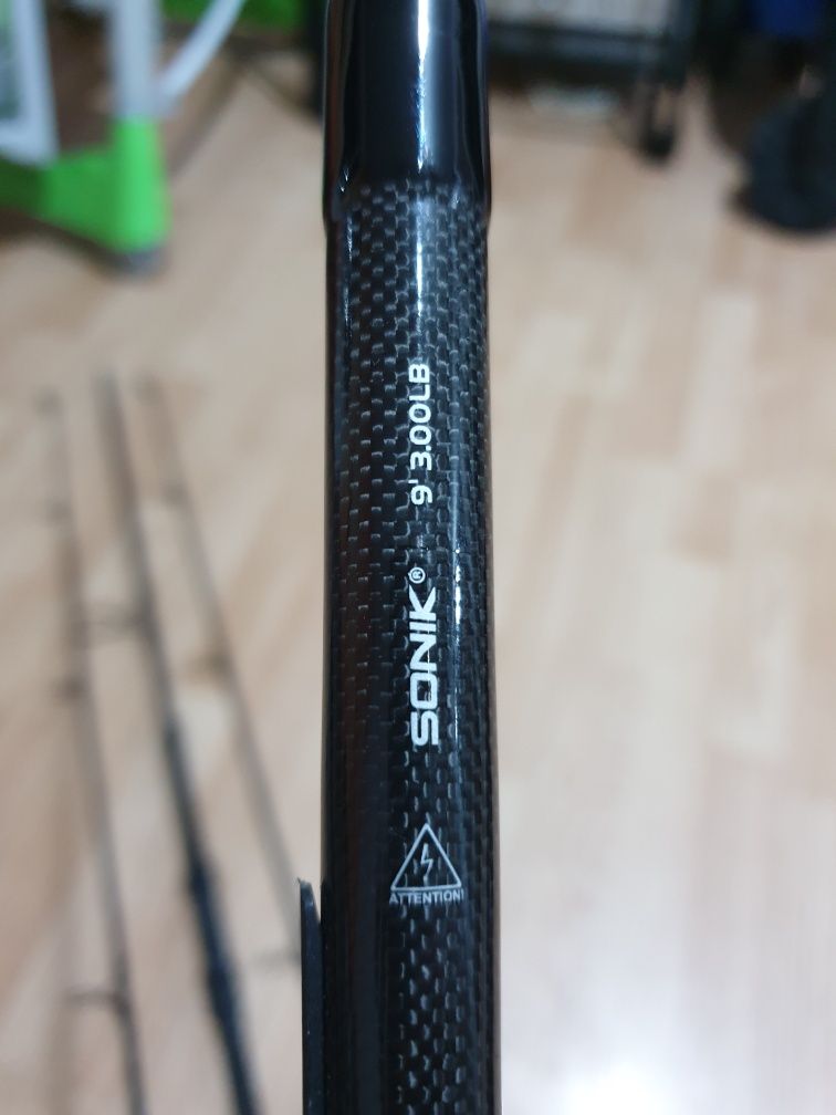 Lansete crap ,somn SONIK XTRACTOR  +mulinete Shimano ultegra 14000 XTD