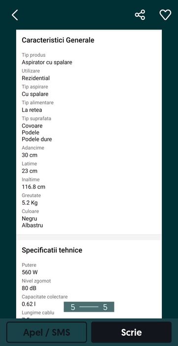 Vand aspirator bissel