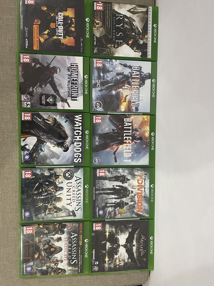 Battlefield,Watch Dogs,Batman,Call of Duty,Shadow of War,Resident Evil