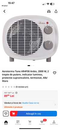 Aeroterma aer cald