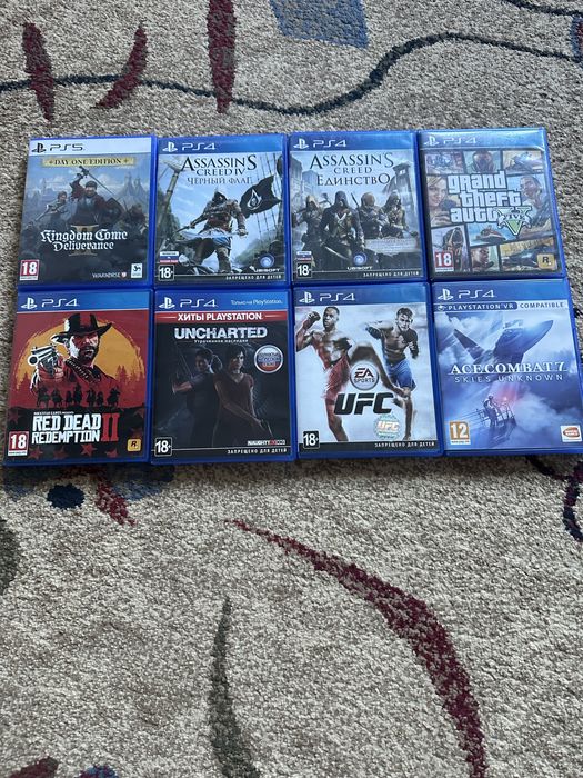 Игры га Ps 4,5 на дисках