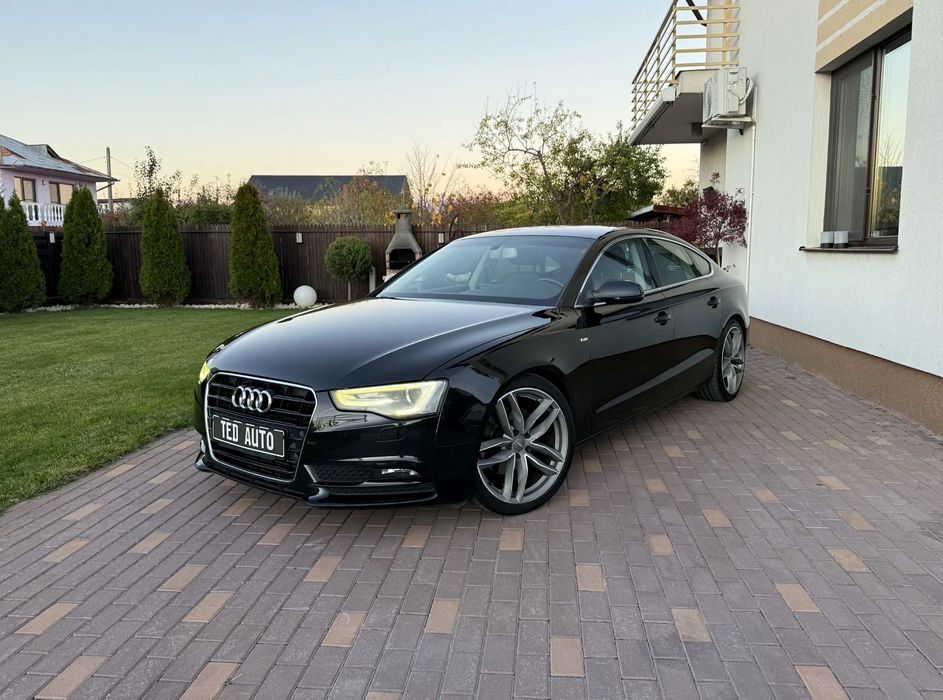 Audi A5 2.0 Tdi, 177cp, Automat, S Line, Navigatie , Camera, Jante 19, RATE