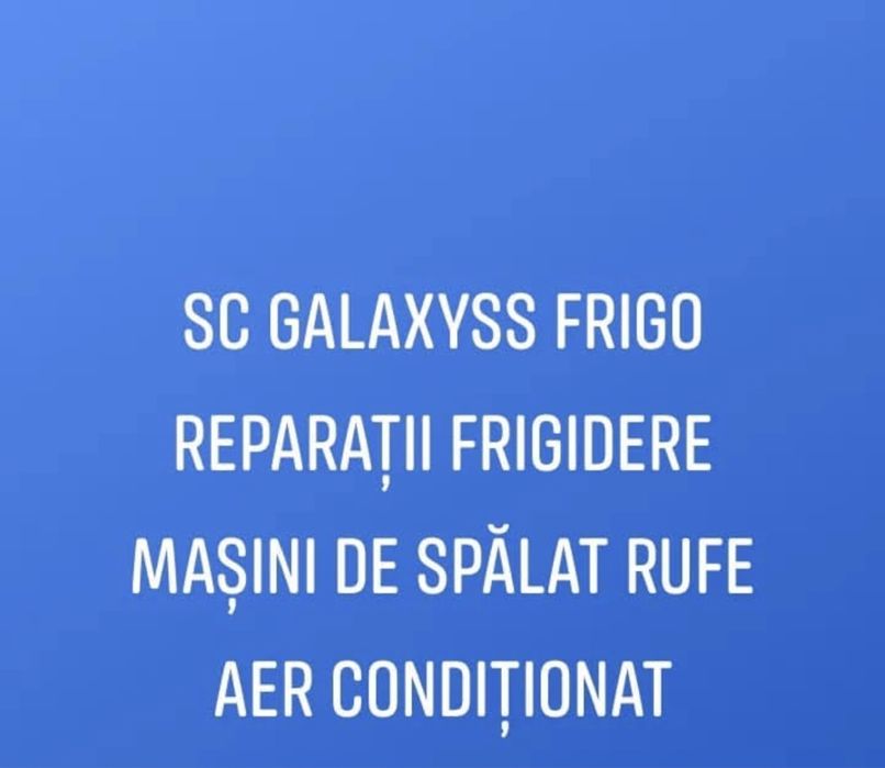 Reparatii masini de spalat, frigidere, aer conditionat.