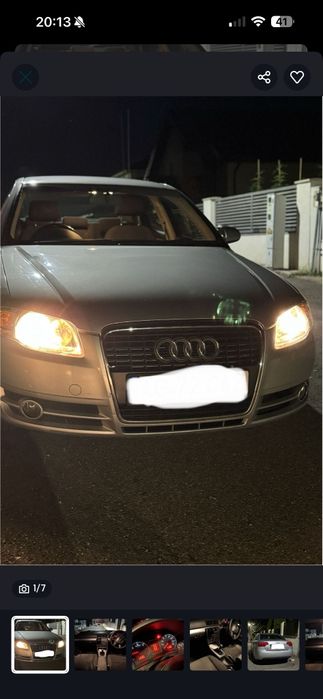 Audi A4 2006-Volan pe partea dreapta-Stare impecabila