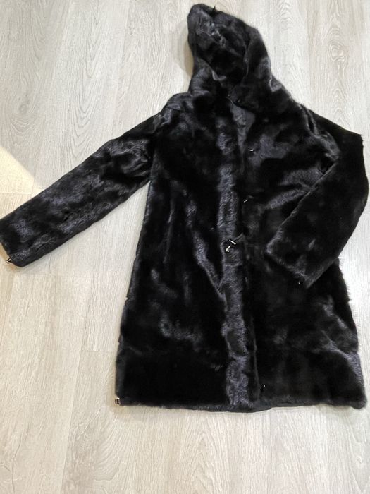 Шуба норковая черная