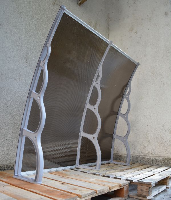 Навес от поликарбонат - козирка, модулен дебелина 6 мм. + UV защита