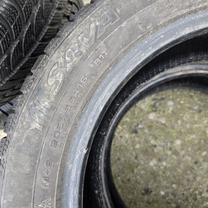 2x 205/55/16 M+S SAVA Stare excelentă