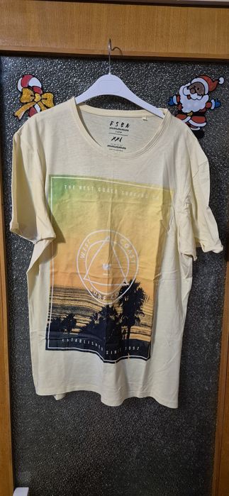 Tricou barbatesc, marimea XXL (2XL), New Yorker, galben, in stare buna