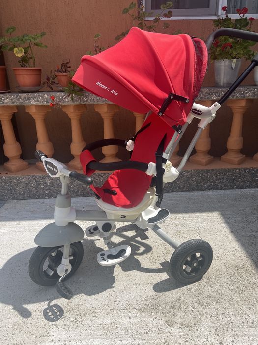 Vand Tricicleta cu scaun rotativ, 8-36 luni, roata cauciuc, mufa Mp3