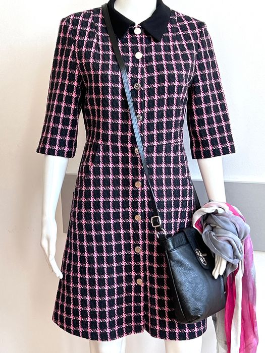 Maje Paris разкошна рокля с кокетна яка силует