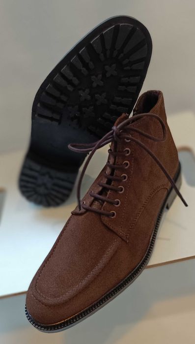 Ghete lace up 41 split toe lucrate manual Dahlin by Eberstal NOI piele