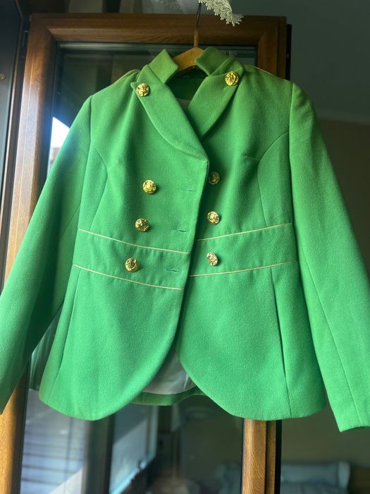 Palton scurt verde
