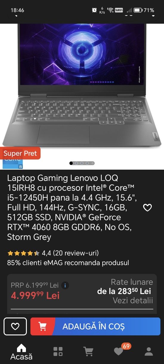 URGENT! Laptop Gaming RTX 4060