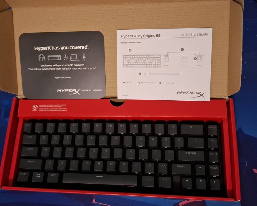 Tastatura Gaming mecanica HyperX Alloy Origins 65