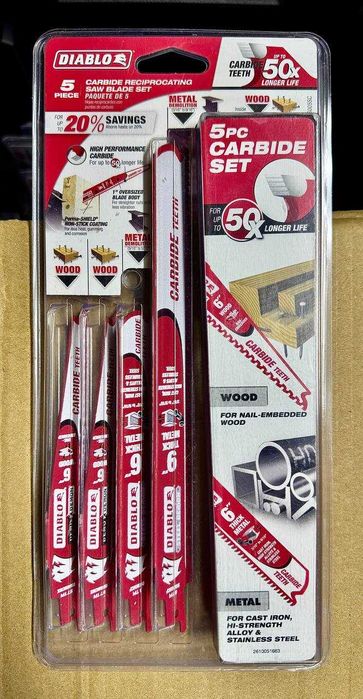 Diablo Carbide полотно пилки для сабельной пилы DS005SC карбидные пилы