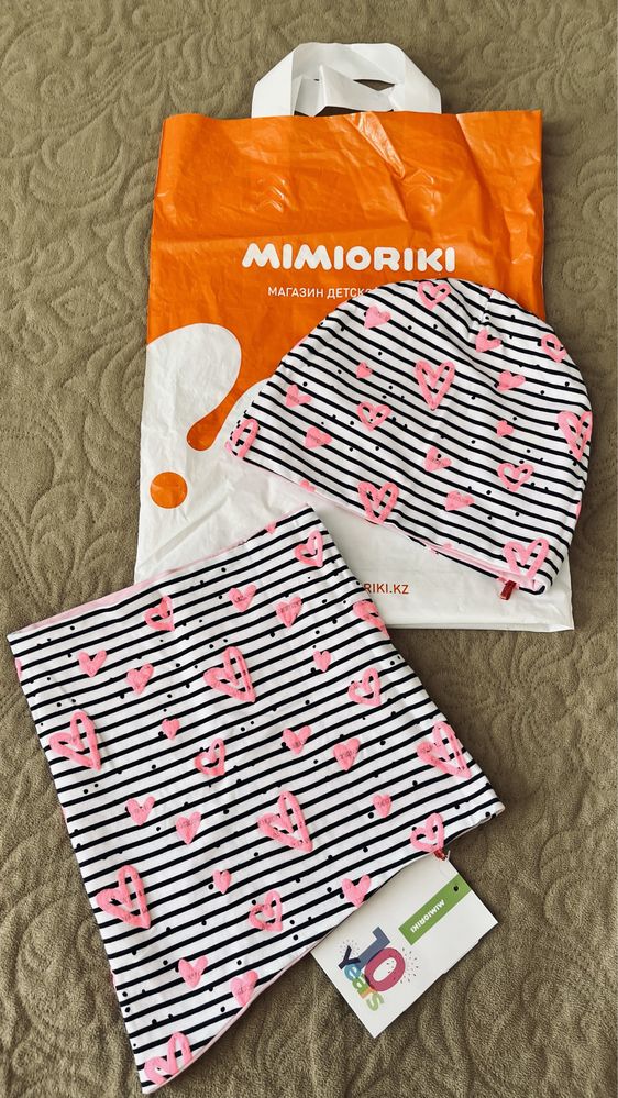 Шапочка и снуд Mimioriki