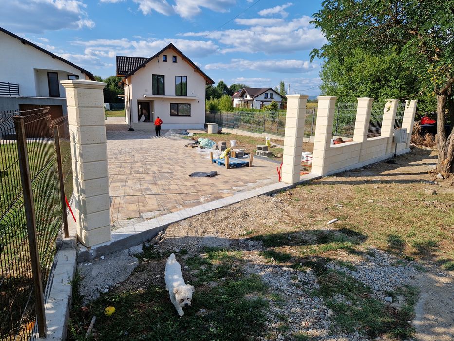 Garduri/ Trotuare / Alei / Case / Fier fasonat si legat / Constructii