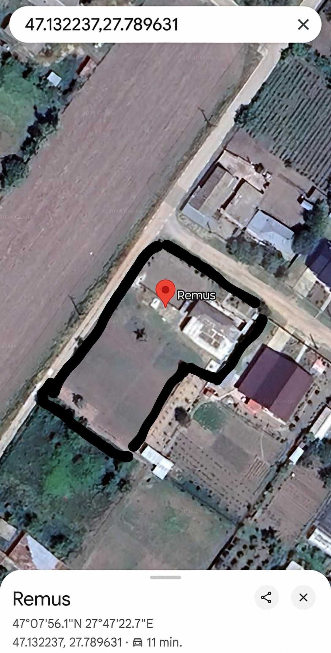 Casă + teren intravilan 1500 m2 Țuțora Tomești persoană fizică.
