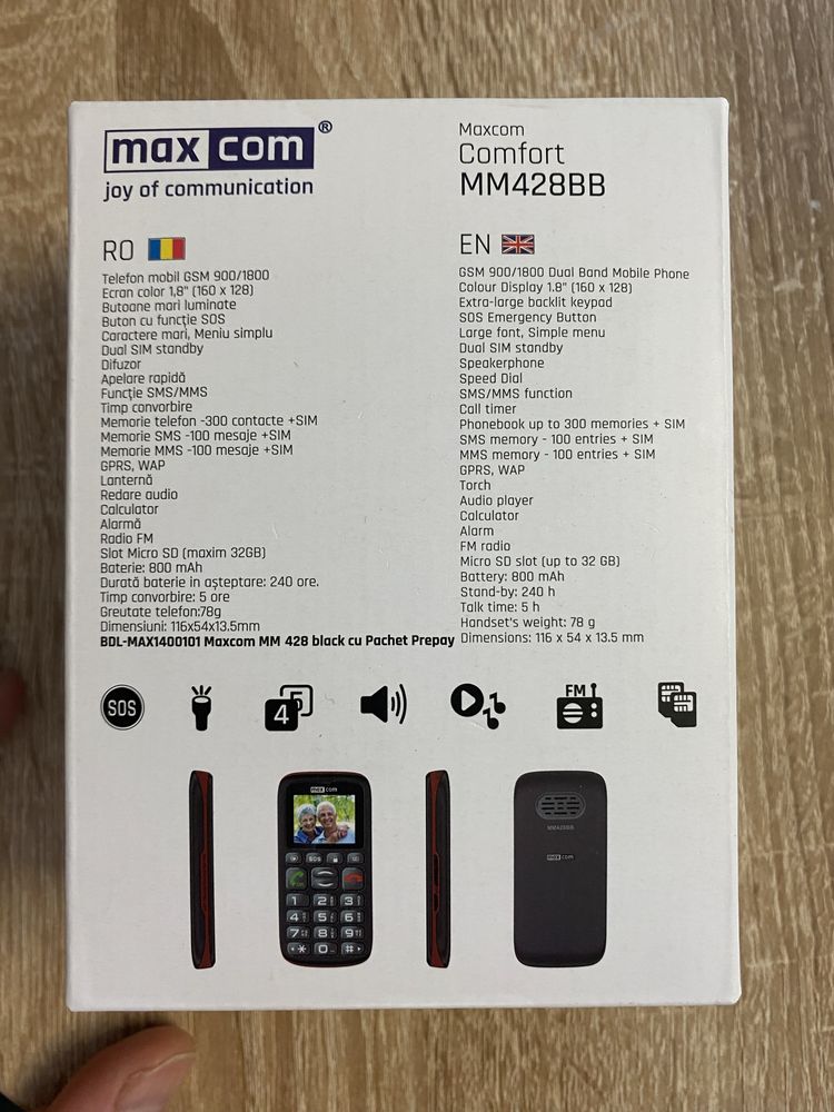 Vand telefon mobil Max Com