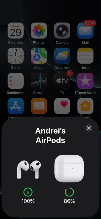 AirPods 3 – Sigilate – Toate funcțiile active