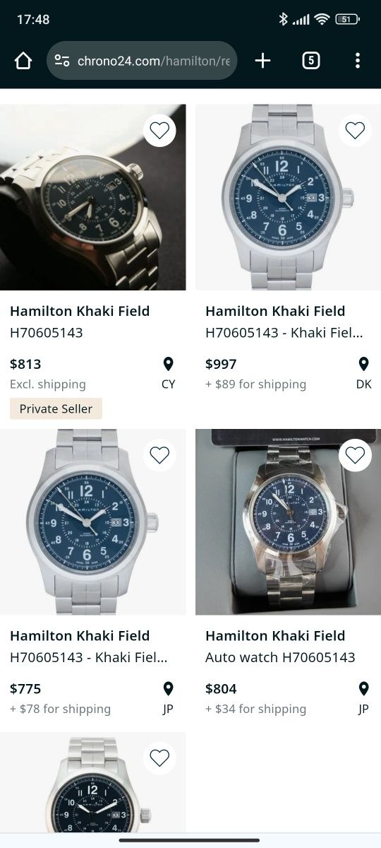 Hamilton Khaki Field Auto 42 мм