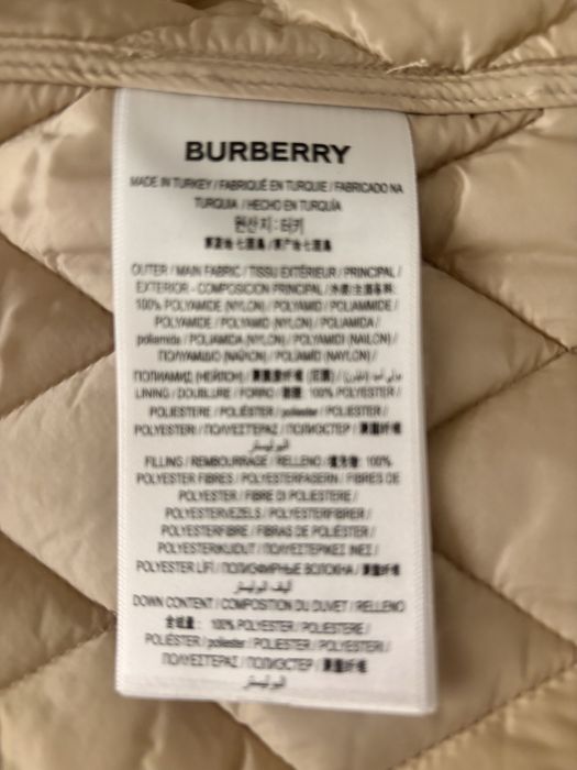 Trench matlasat Burberry