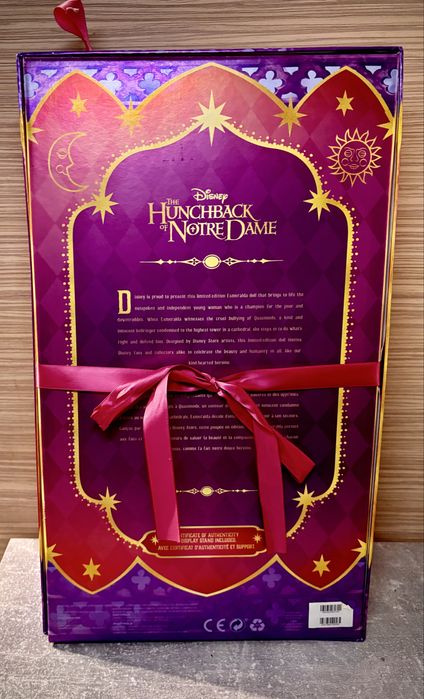 NRFB Papusa Editie Limitata Disney Esmeralda Cocosatul de La Notre Dam