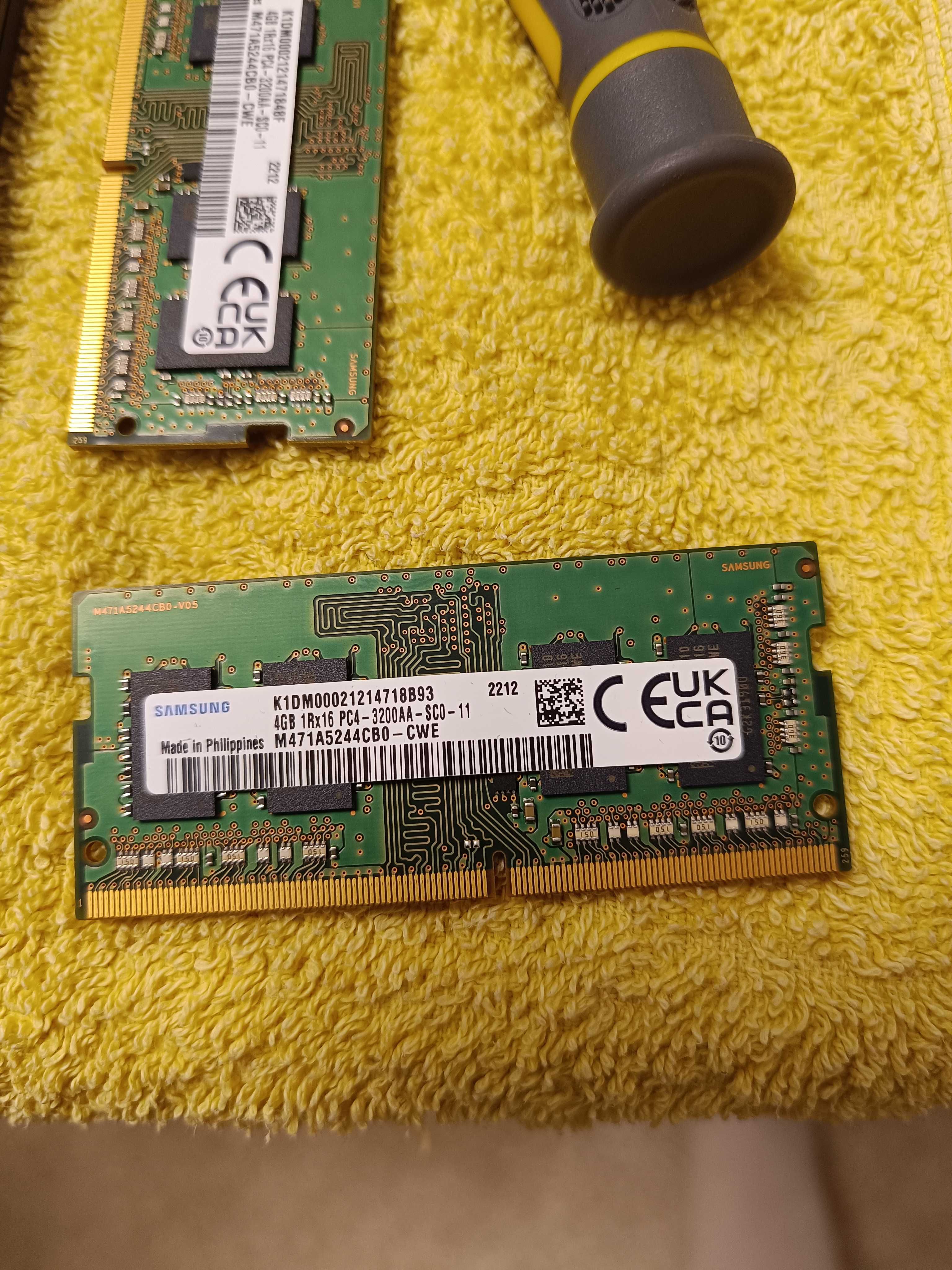 8 GB(2x4) RAM SODIMM memorie laptop SAMSUNG 4g 1rx16 pc4-3200AA-SCO-11