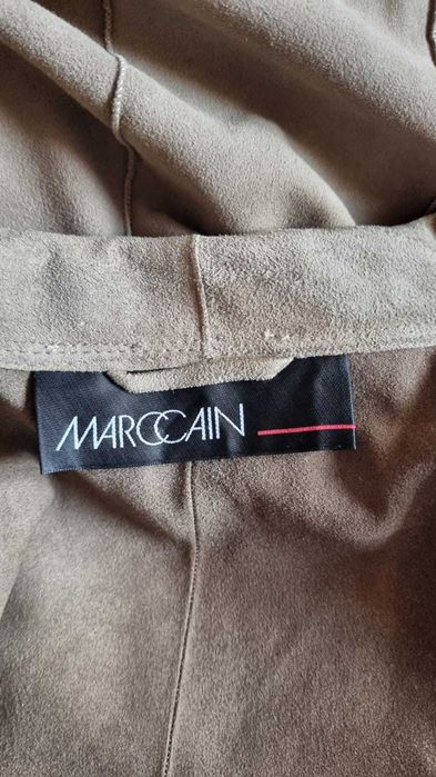 Blazer/jacheta Marc Cain, piele intoarsa 100%, marimea 5 (42/L).