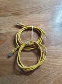 Cablu internet, UTP, 2 bucăți cu mufe, dimensiune 1,5m, preț pe bucată