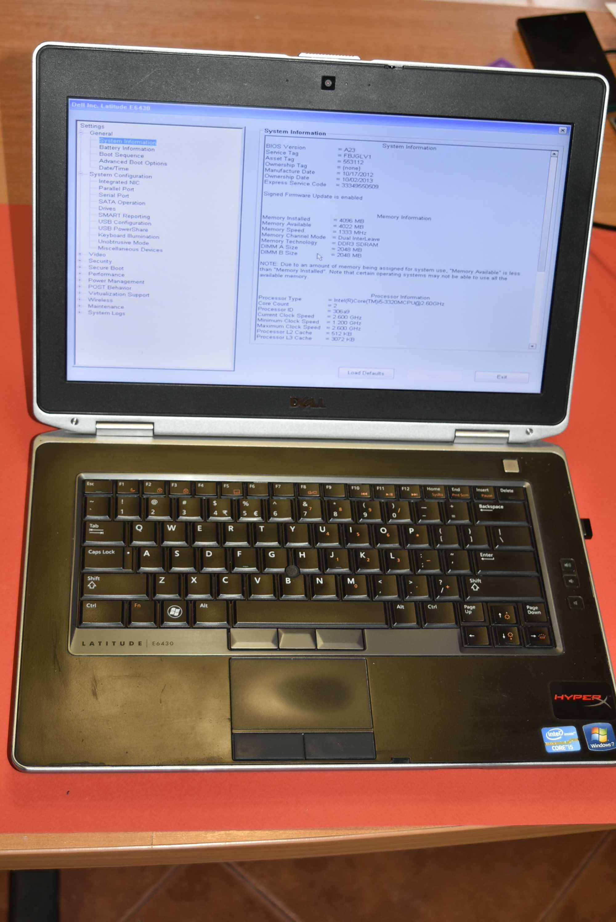 Dell Latitude 14 inch E6430 I5 3320 Nvidia 5200M  SSD