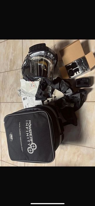 Set de protecție respiratorie cu protecție cap