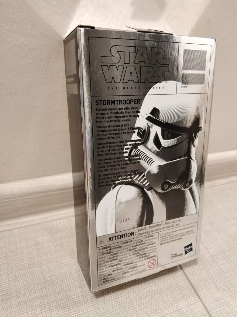 Figurina Star Wars The Black Series - Stormtrooper [carbonized] 15 cm