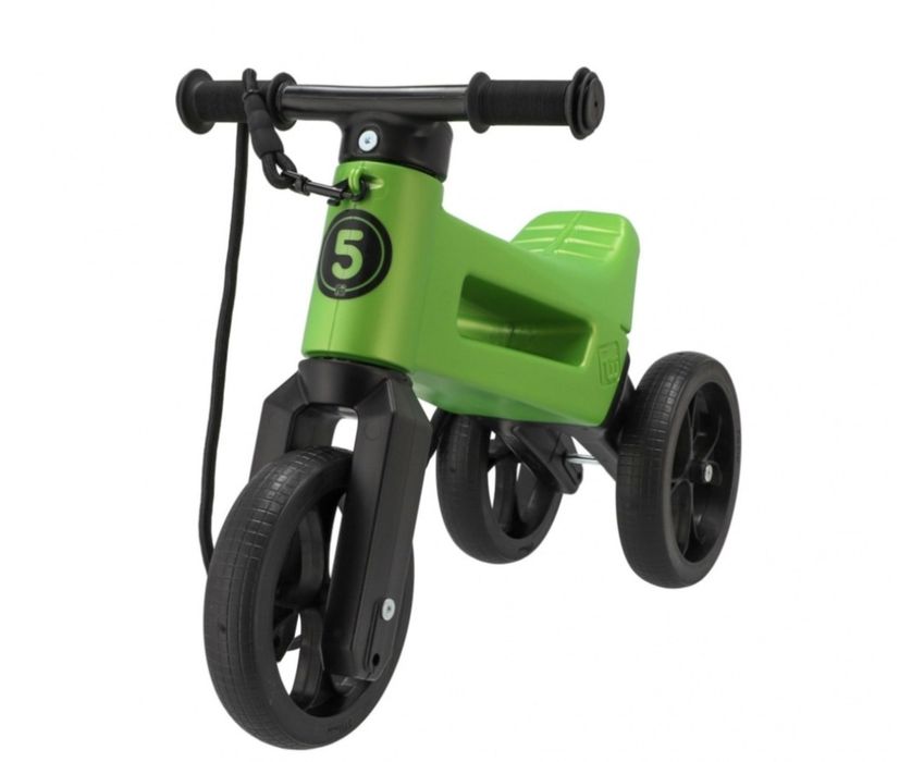 Bicicleta fara pedale 2 in 1 Funny Wheels Rider SuperSport Metallic