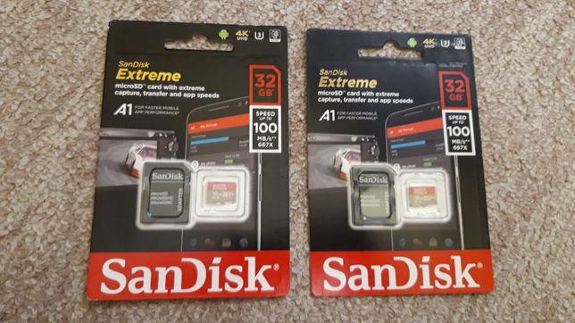 Card de memorie SanDisk Extreme Micro SD, 32 GB –sigilate , camera, gp