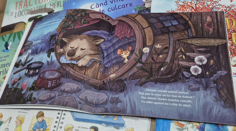 Set nou de carti cu povesti pentru copii, frumos ilustrate, negociabil