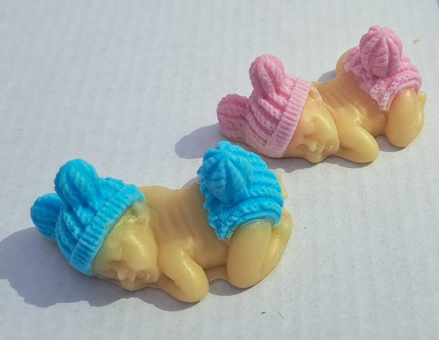 Сапунче за подарък бебе ръчно изработено