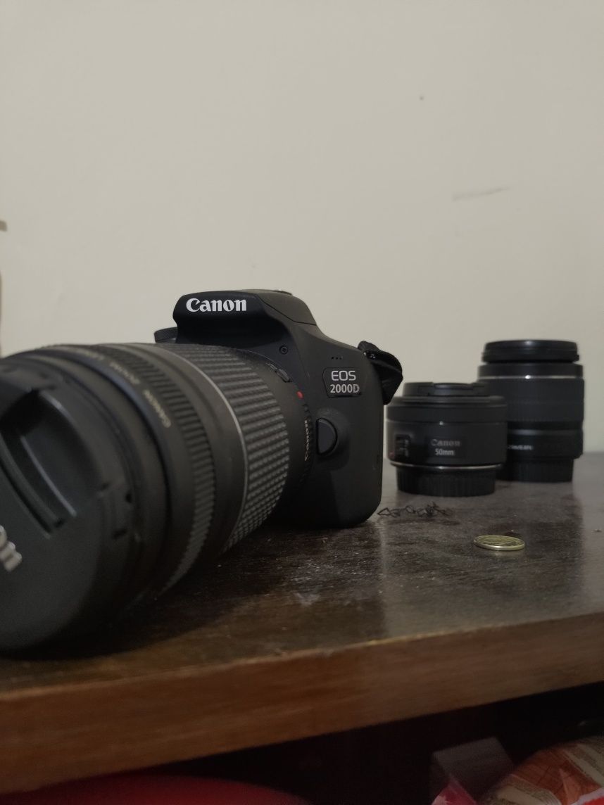 Canon eos 2000d+ обективи и добавки